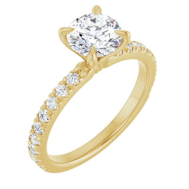 round-10K Yellow gold