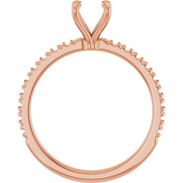 round-14K Rose gold