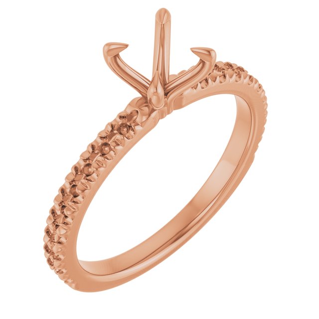 round-14K Rose gold