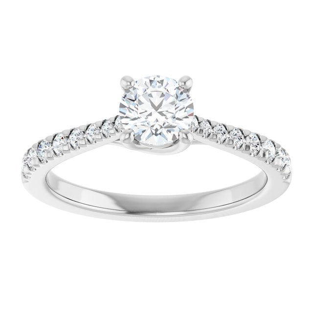 round-10K White gold