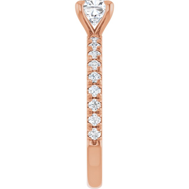 cushion-18K Rose gold