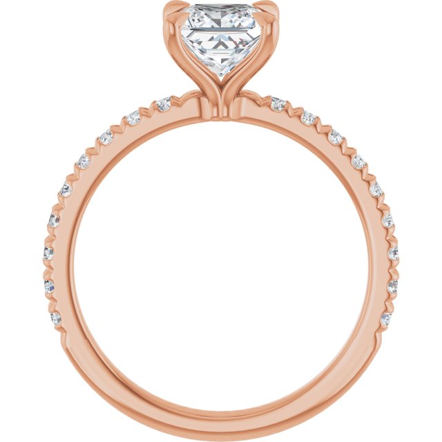 square-14K Rose gold