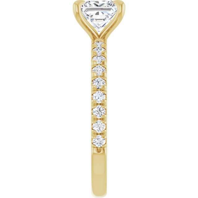 square-14K Yellow gold