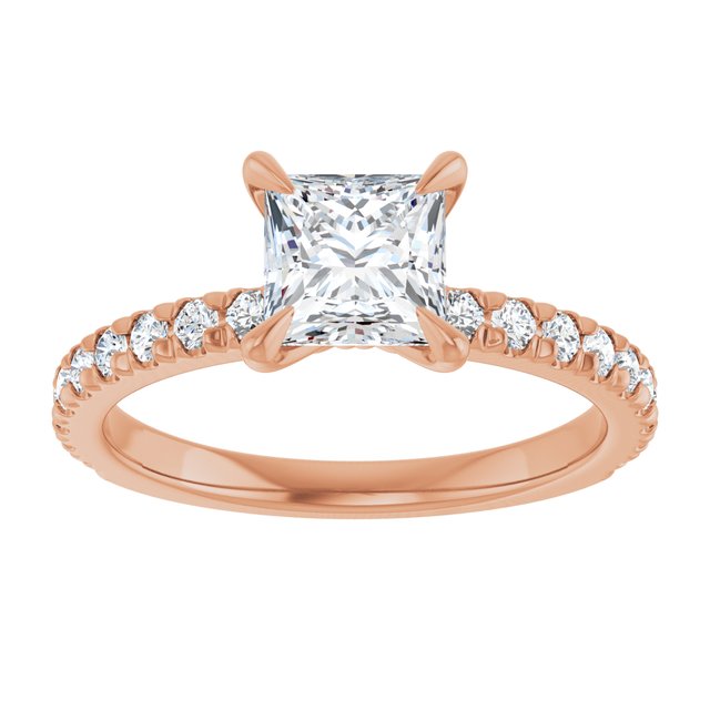 square-14K Rose gold