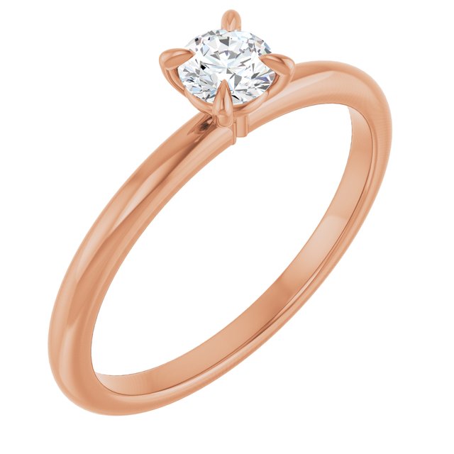 round-18K Rose gold