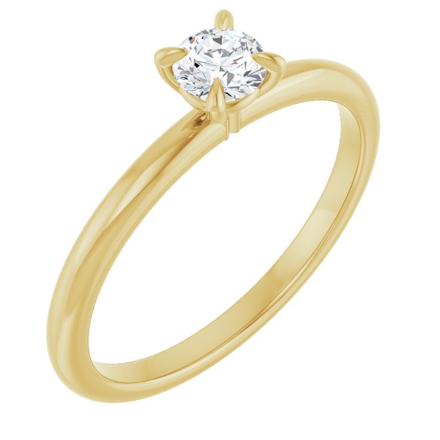 round-10K Yellow gold
