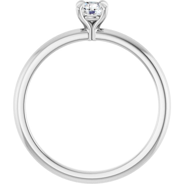 round-10K White gold