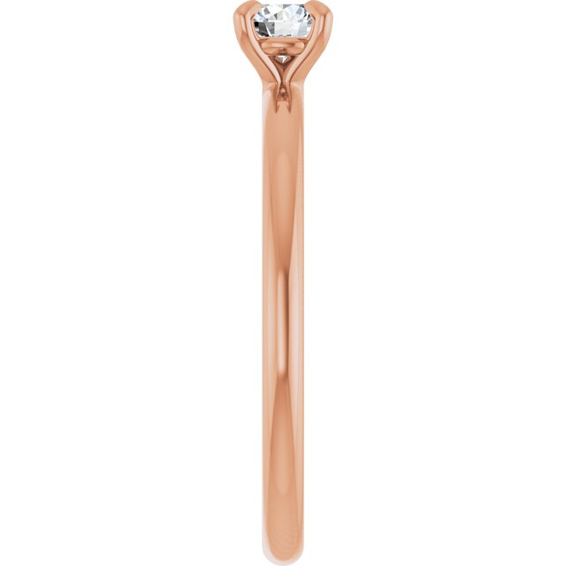 round-18K Rose gold
