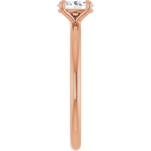 oval-18K Rose gold