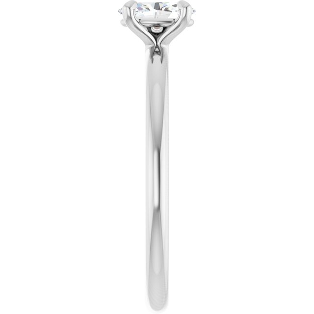 oval-10K White gold