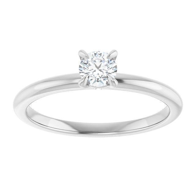 round-10K White gold