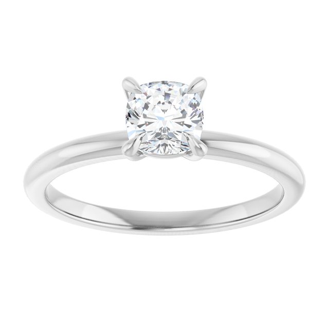 cushion-10K White gold