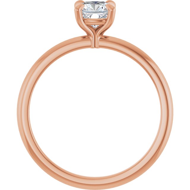 cushion-10K Rose gold