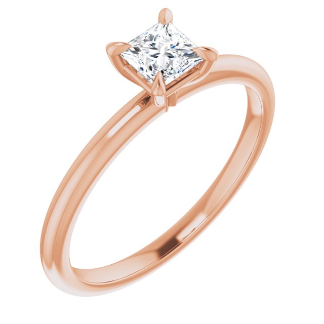 square-14K Rose gold