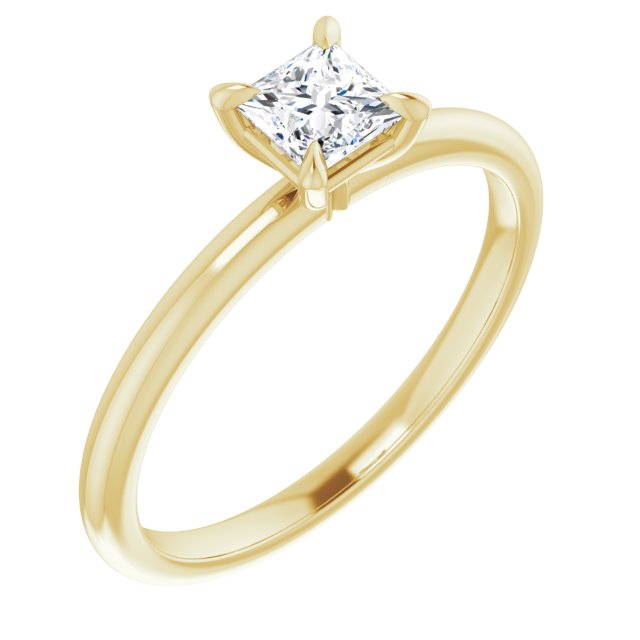 square-14K Yellow gold
