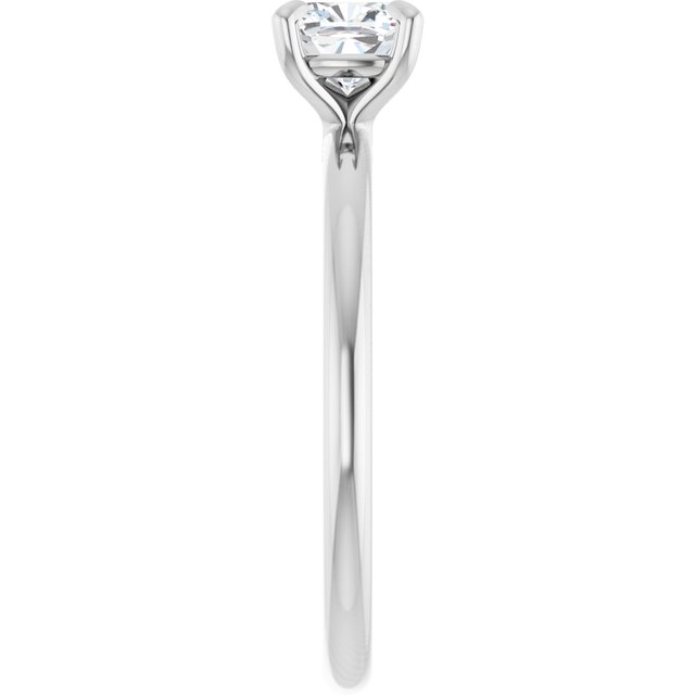 cushion-14K White gold