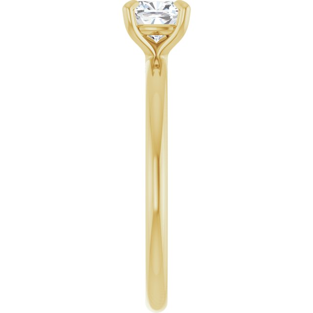 cushion-10K Yellow gold