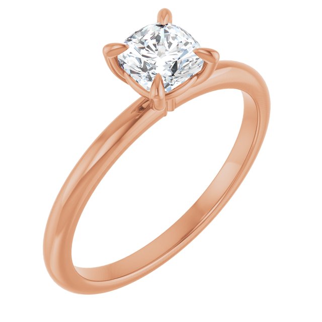 cushion-18K Rose gold