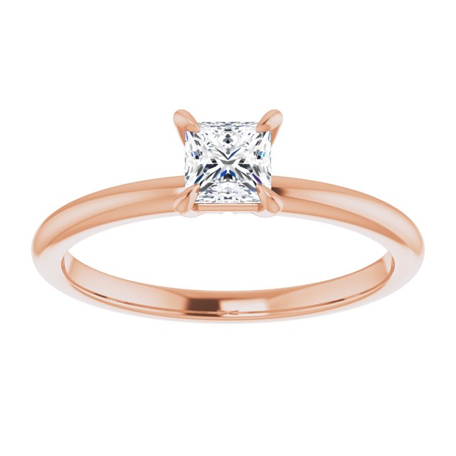 square-18K Rose gold