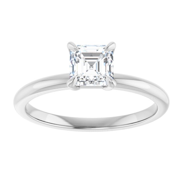 asscher-10K White gold