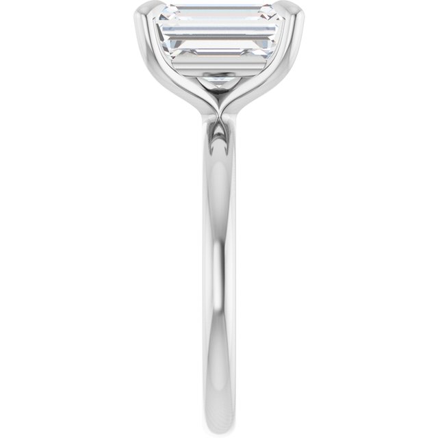 emerald-10K White gold