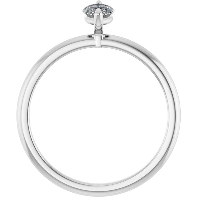 marquise-14K White gold