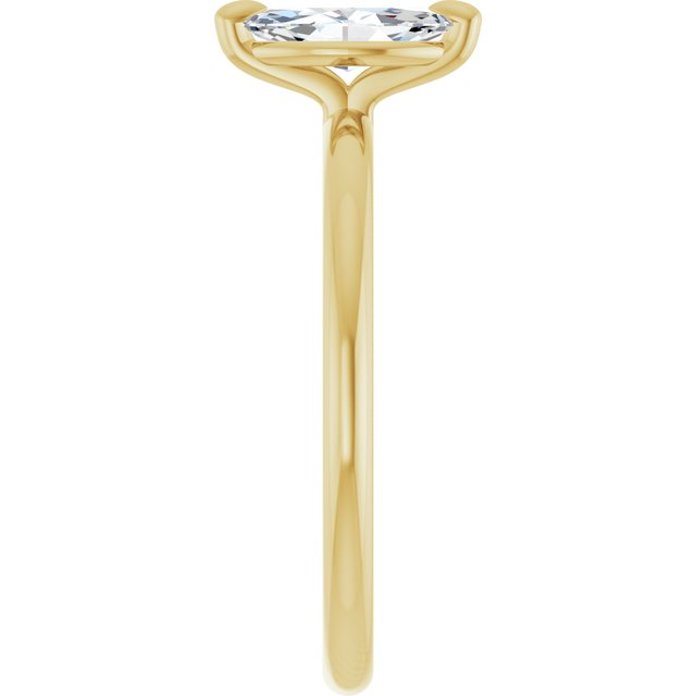 marquise-14K Yellow gold