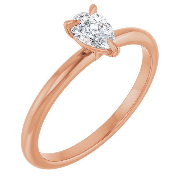 pear-14K Rose gold