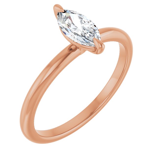 marquise-14K Rose gold