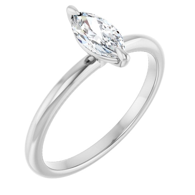 marquise-14K White gold