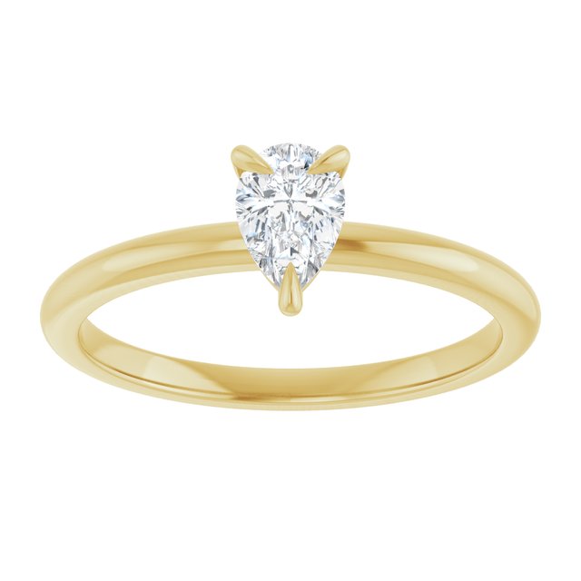 pear-10K Yellow gold