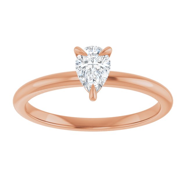 pear-14K Rose gold