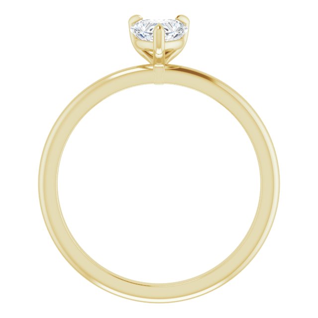 heart-14K Yellow gold