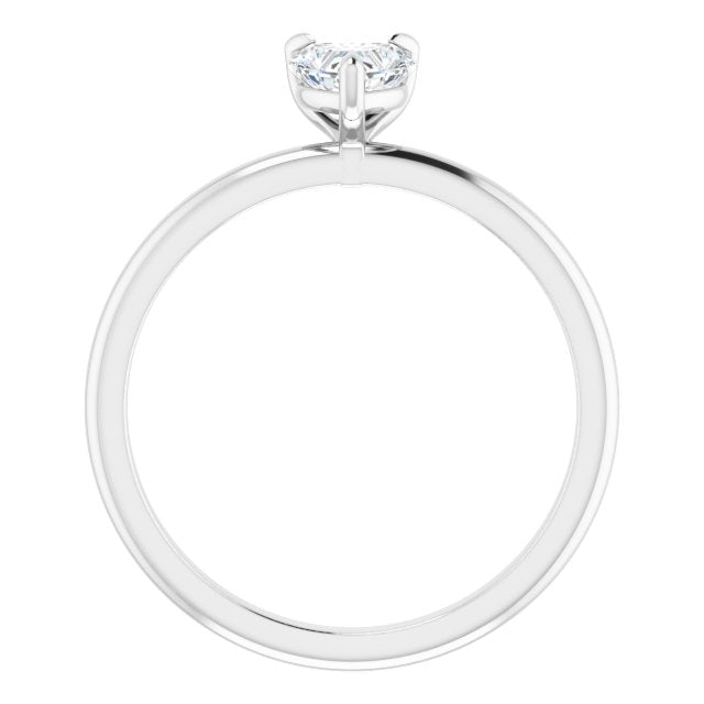 heart-10K White gold