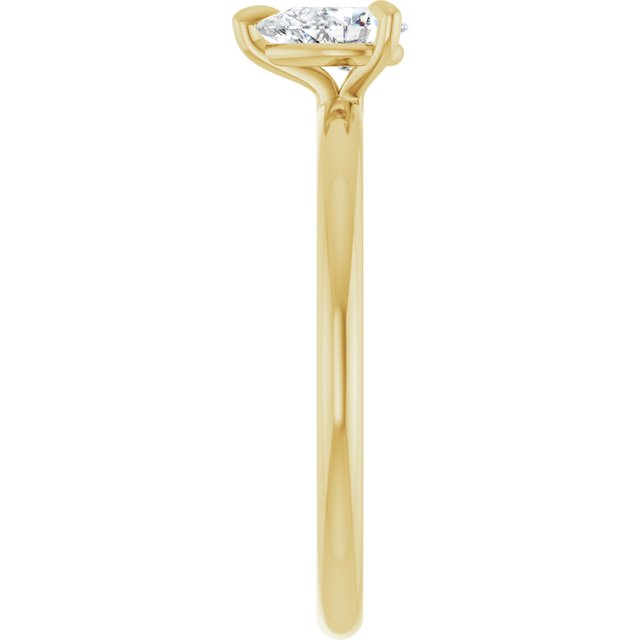 pear-14K Yellow gold