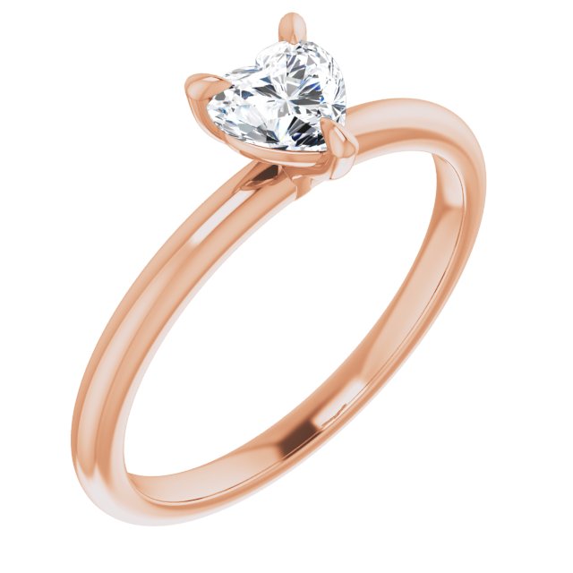 heart-10K Rose gold