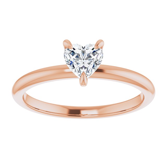 heart-18K Rose gold