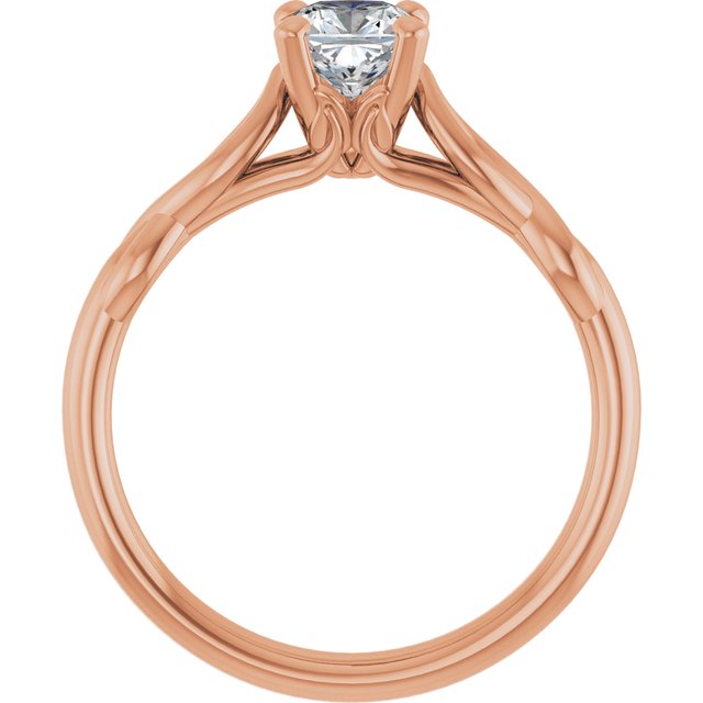 cushion-10K Rose gold