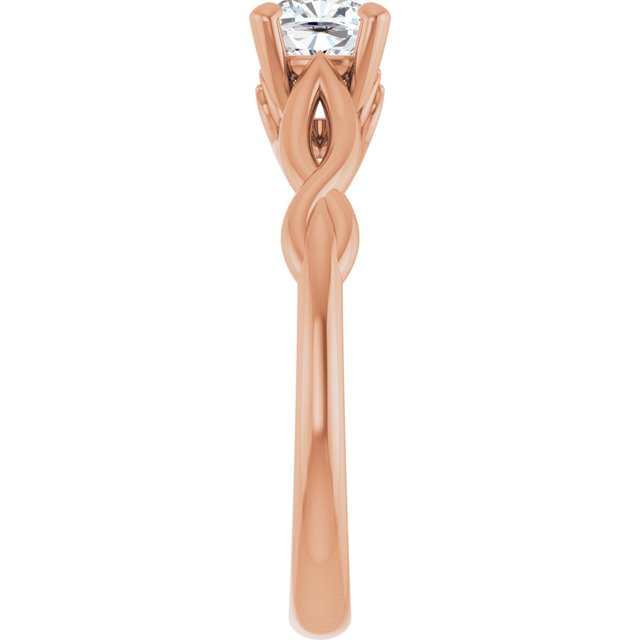 cushion-14K Rose gold