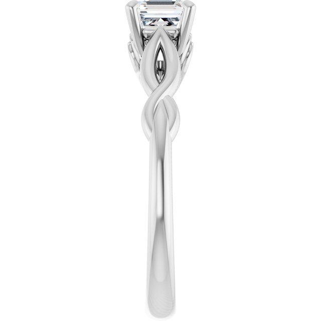 asscher-10K White gold
