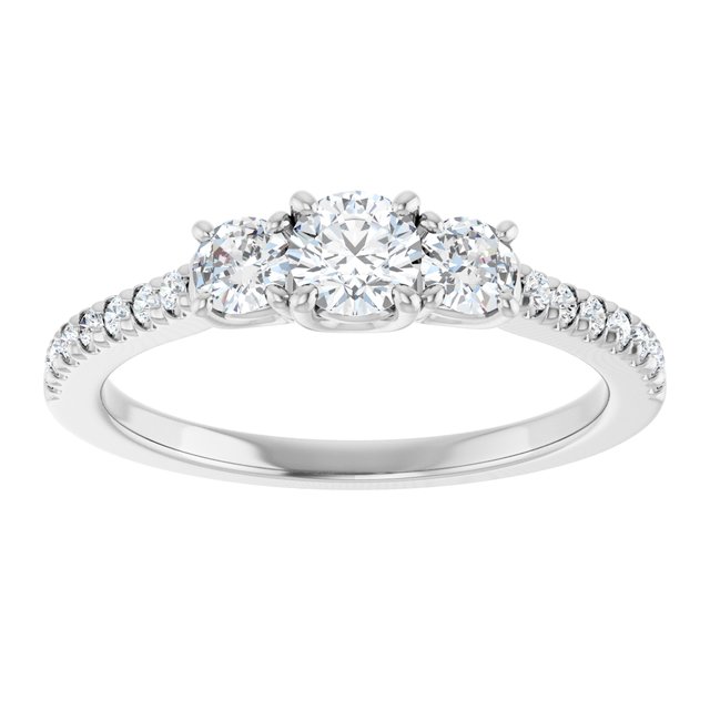 round-10K White gold