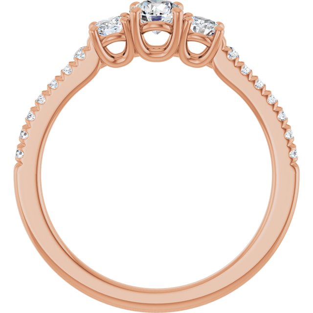 round-10K Rose gold