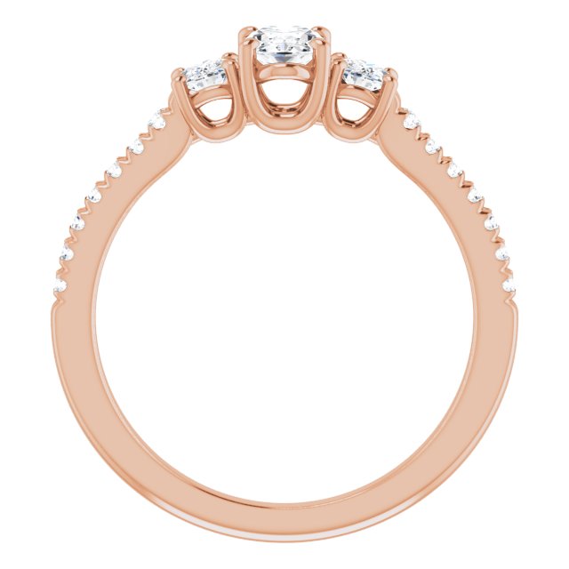 oval-18K Rose gold