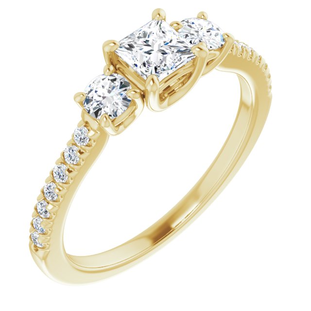 square-10K Yellow gold