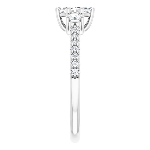 marquise-14K White gold