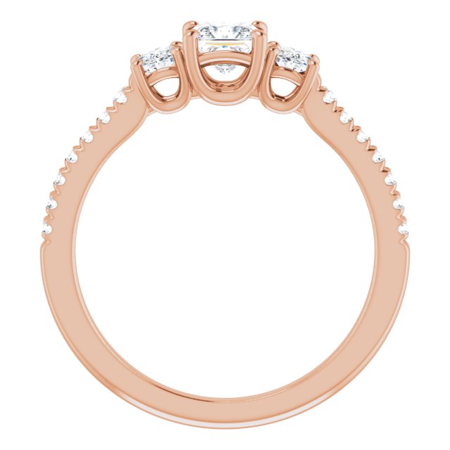 square-10K Rose gold