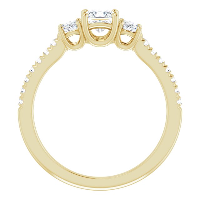 square-14K Yellow gold