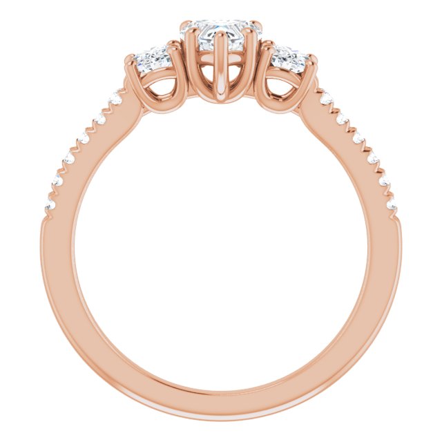 heart-10K Rose gold