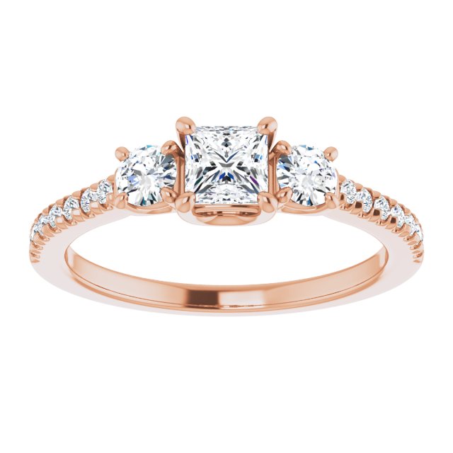 square-14K Rose gold