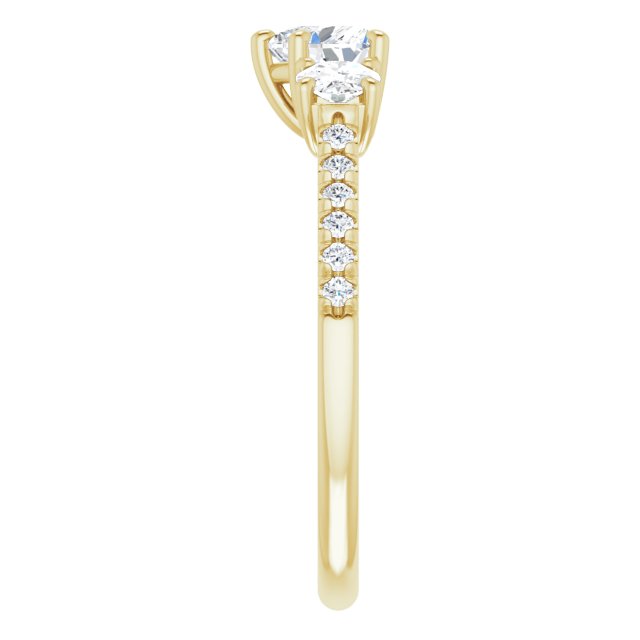 heart-10K Yellow gold